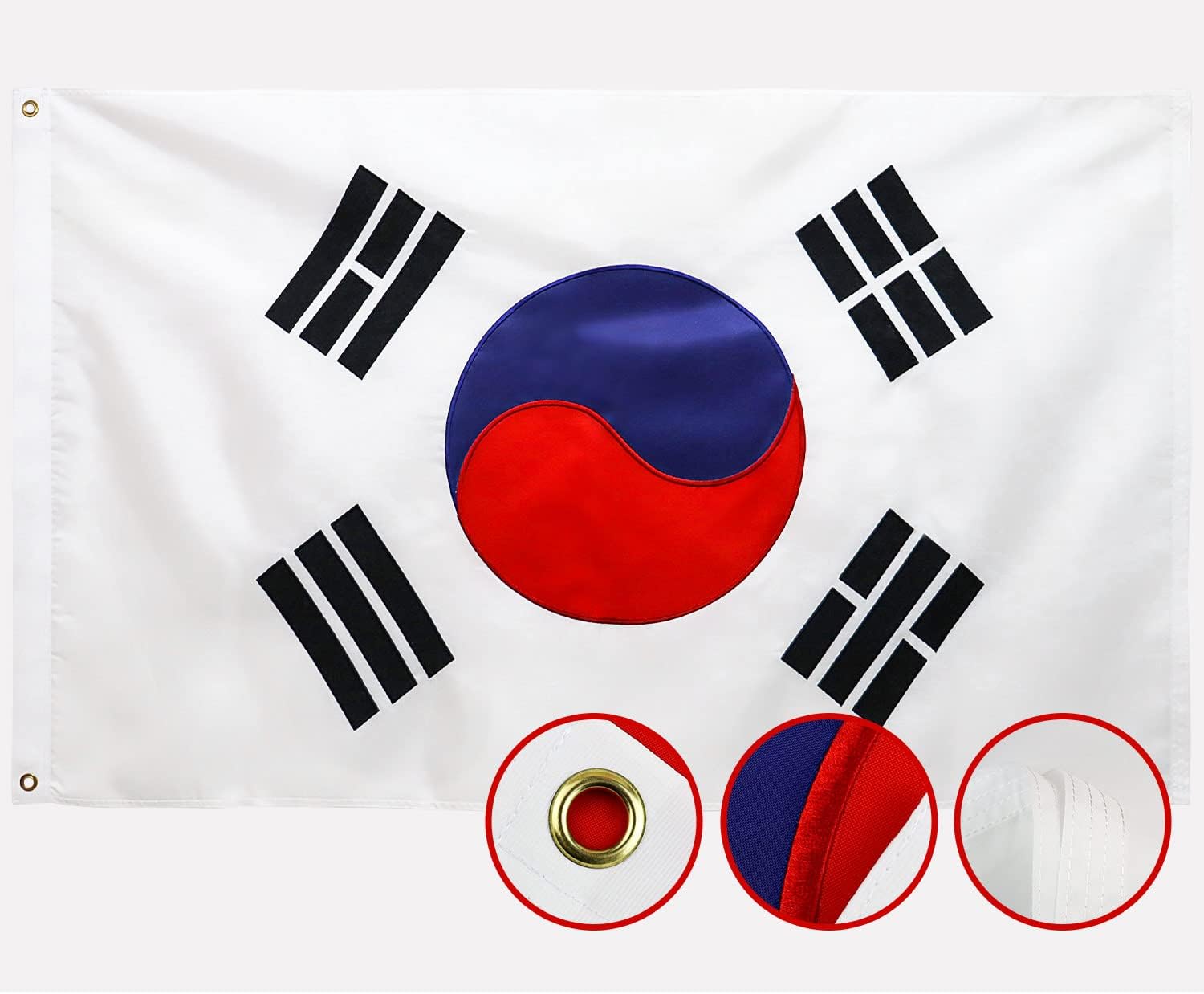 沔城回族镇韩国国旗 3x5ft
